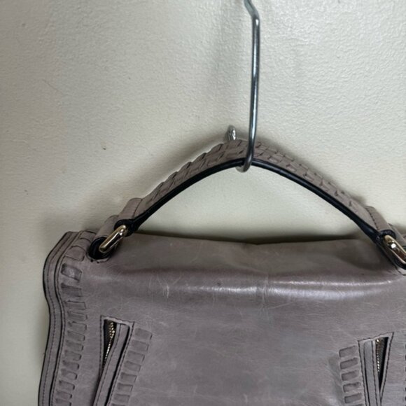 Rebecca Minkoff Vanity Saddle Bag Leather Bag Shoulder Crossbody Handle Western - Picture 6 of 16